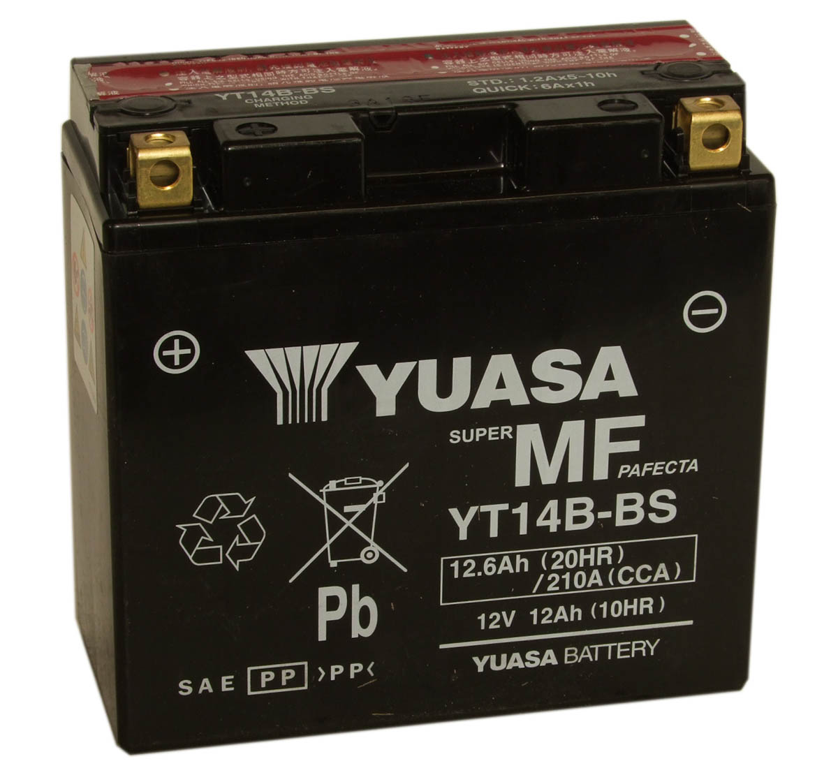 Batería para Motos Yuasa YT14B-BS